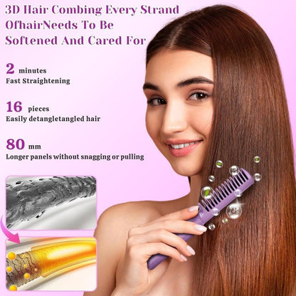 Glamora™ 3-in-1 Professional Hair Straightener & Curler Brush | 🔥FLASH SALE!🔥