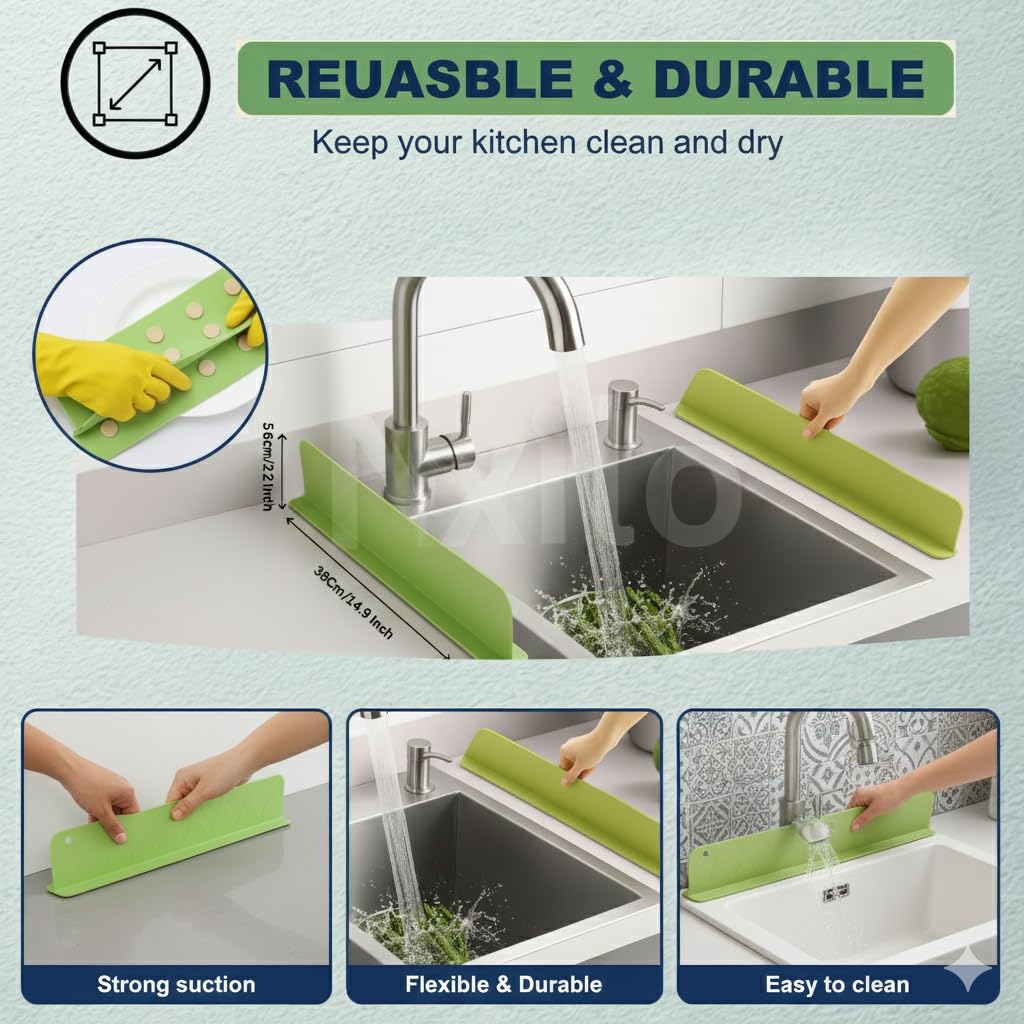 Aqora Shield — Sink Splash Control | Buy 1 Get 1 Free!