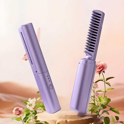 Glamora™ 3-in-1 Professional Hair Straightener & Curler Brush | 🔥FLASH SALE!🔥