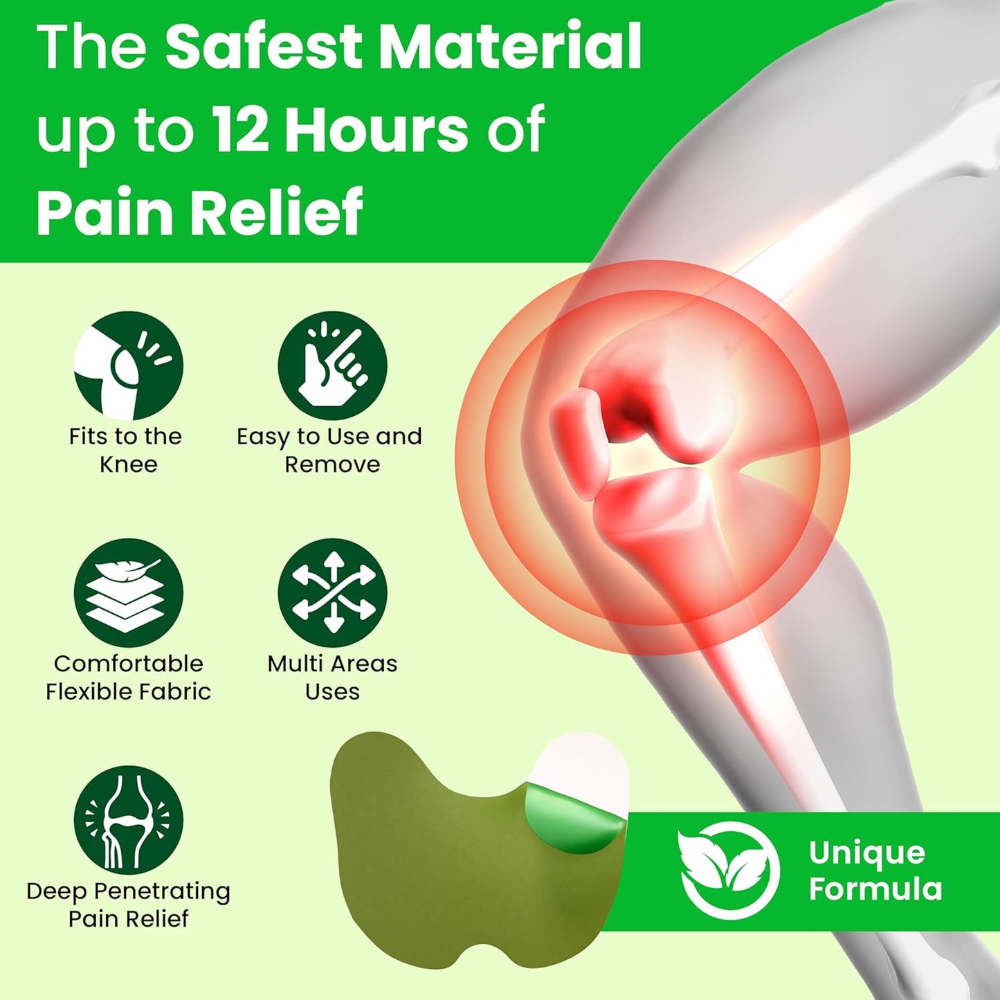 VedaRelief Knee Recovery System | Pack of 20