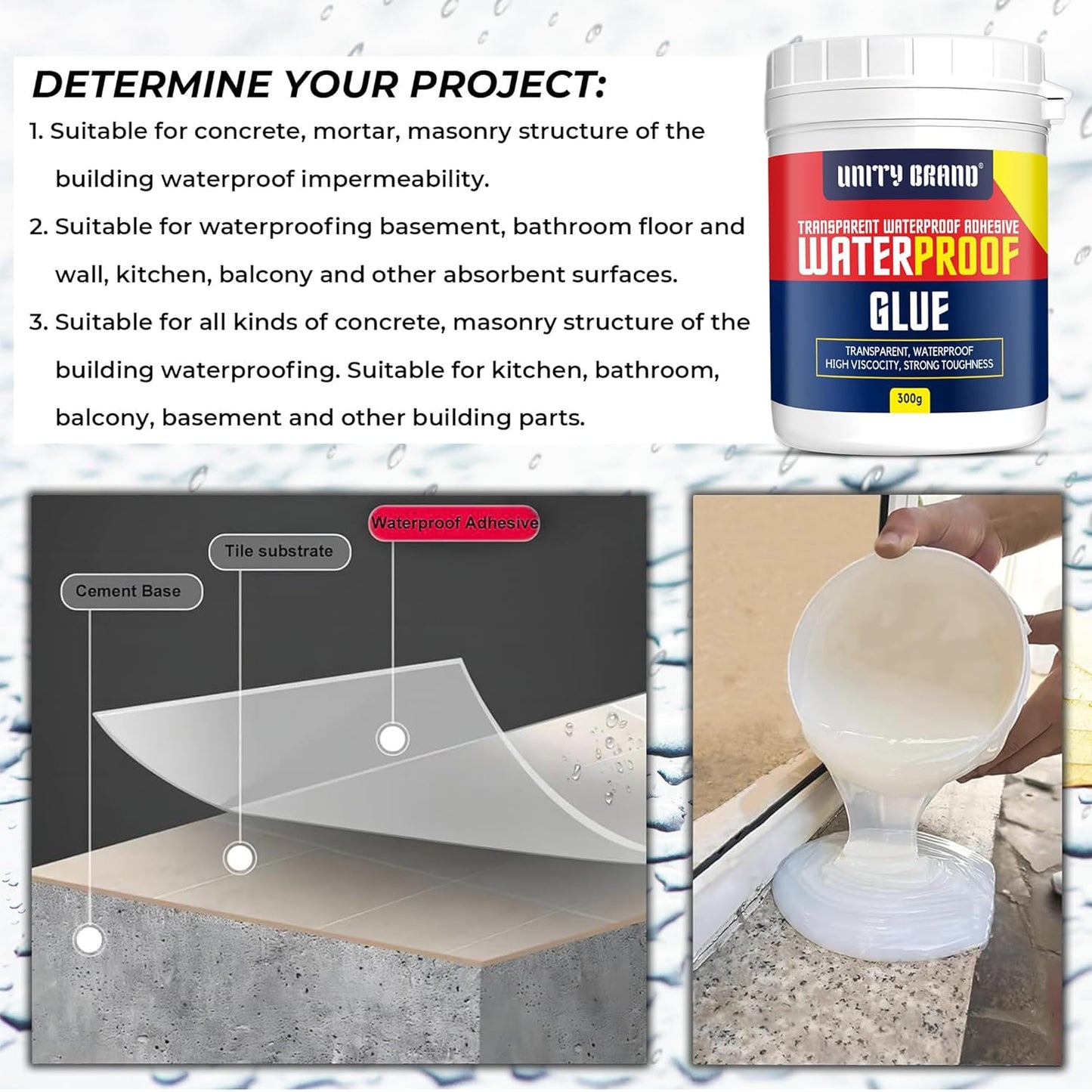 AquaSeal Pro – Invisible Waterproof Repair Glue | Buy 1 Get 1 Free!