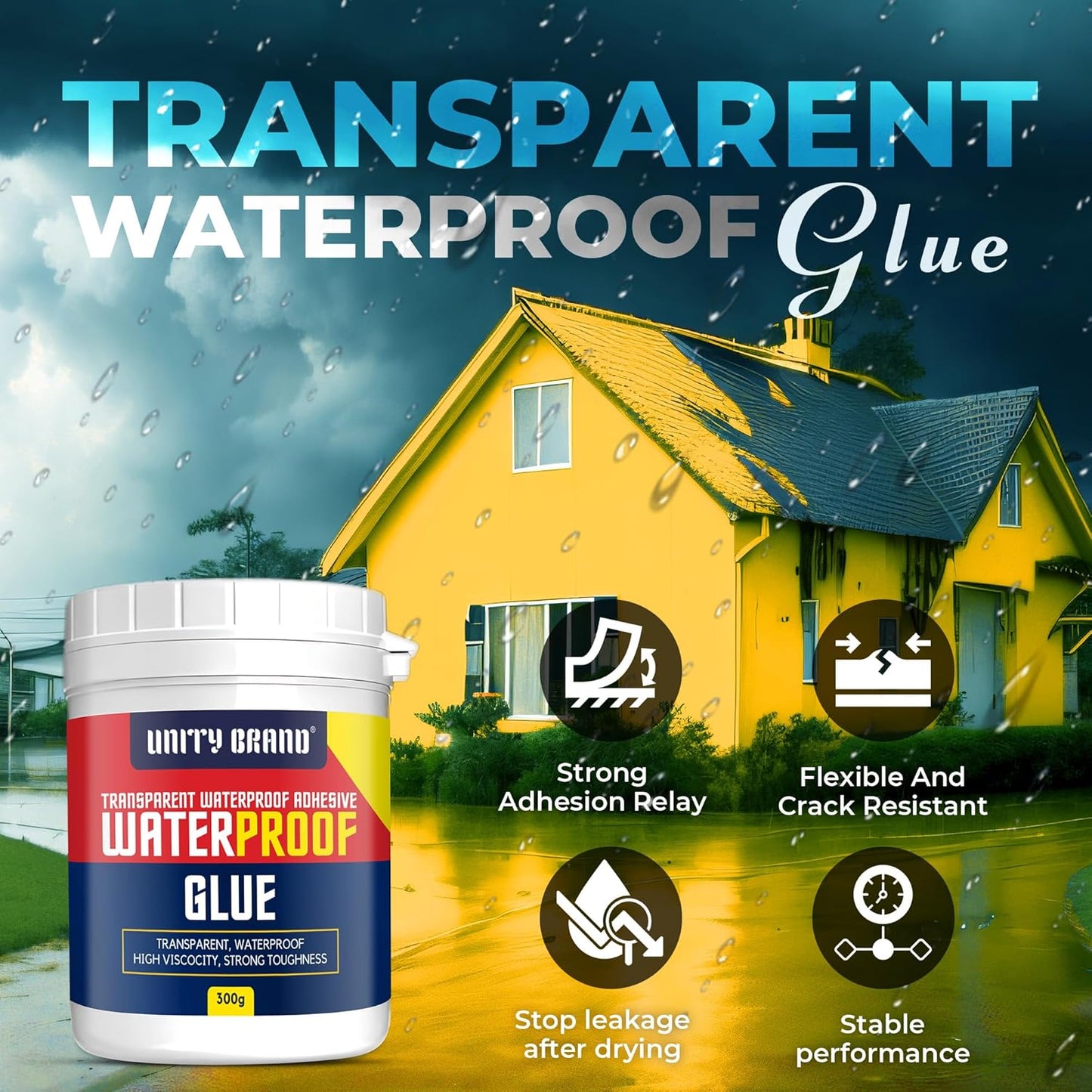 AquaSeal Pro – Invisible Waterproof Repair Glue | Buy 1 Get 1 Free!