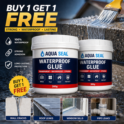 AquaSeal Pro – Invisible Waterproof Repair Glue | Buy 1 Get 1 Free!