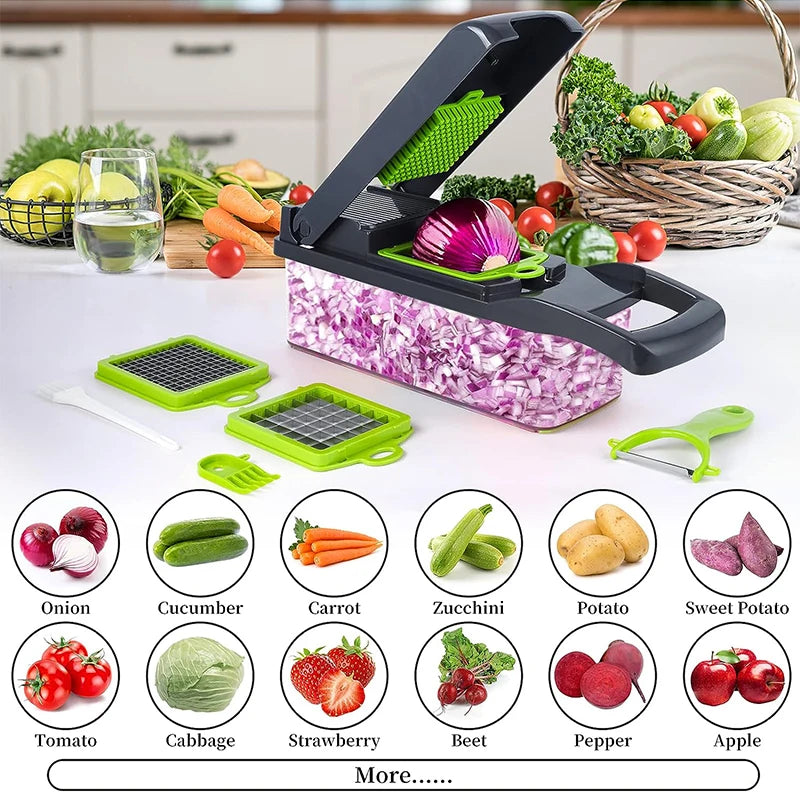 Multi-Cut Kitchen Vegetable Slicer.