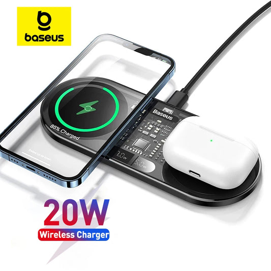 Baseus 20W Dual Wireless Charger